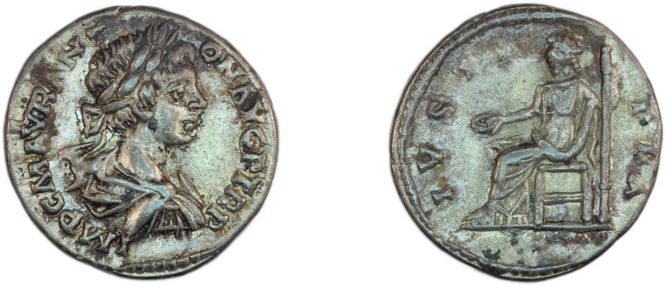RIC IV Caracalla 335, аверс, bm
