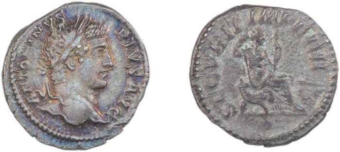 реверс RIC IV Caracalla 168