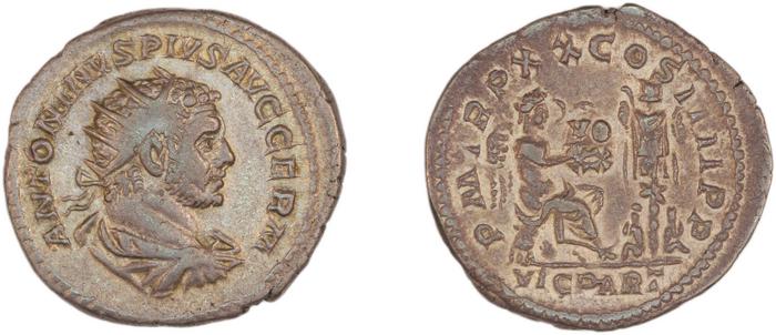 реверс RIC IV Caracalla 297D