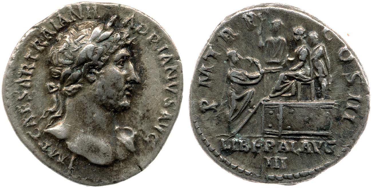 RIC II, Part 3 (second edition) Hadrian 313, аверс, bm