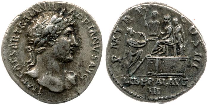 RIC II, Part 3 (second edition) Hadrian 313, реверс, bm