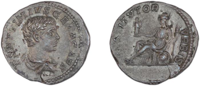 RIC IV Geta 52, реверс, bm