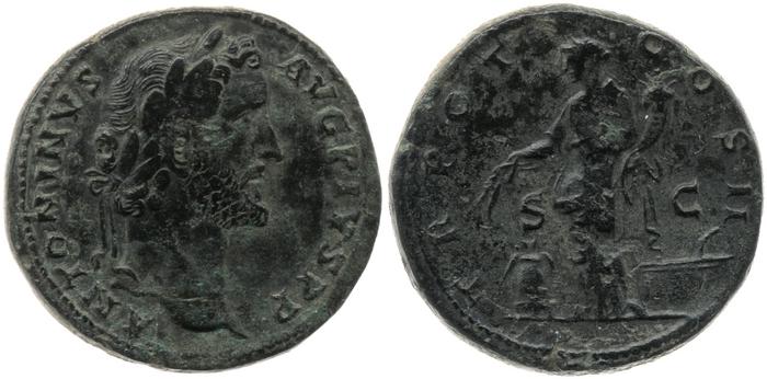реверс RIC III Antoninus Pius 545