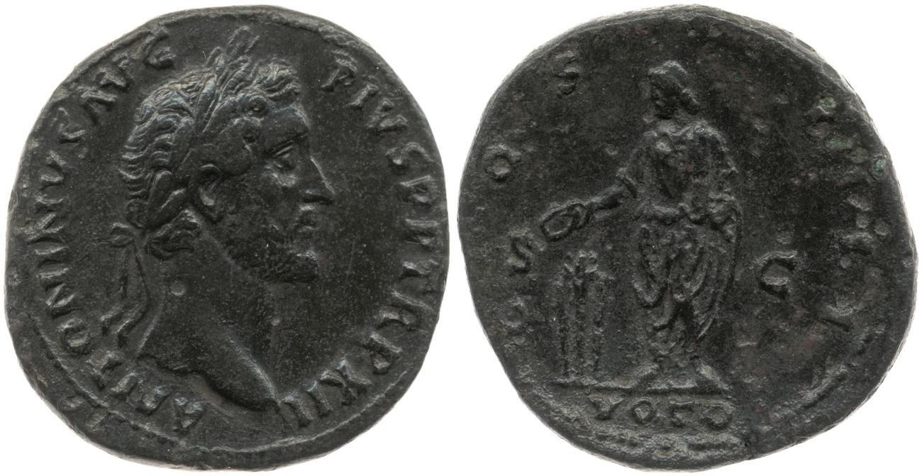 RIC III Antoninus Pius 856, аверс, bm