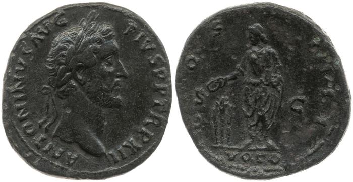 RIC III Antoninus Pius 856, реверс, bm