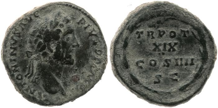 RIC III Antoninus Pius 947, реверс, bm