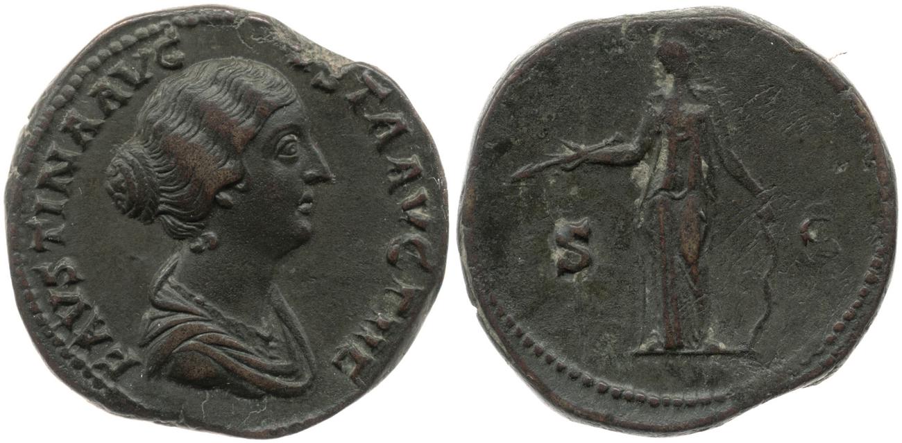 аверс RIC III Antoninus Pius 1383a