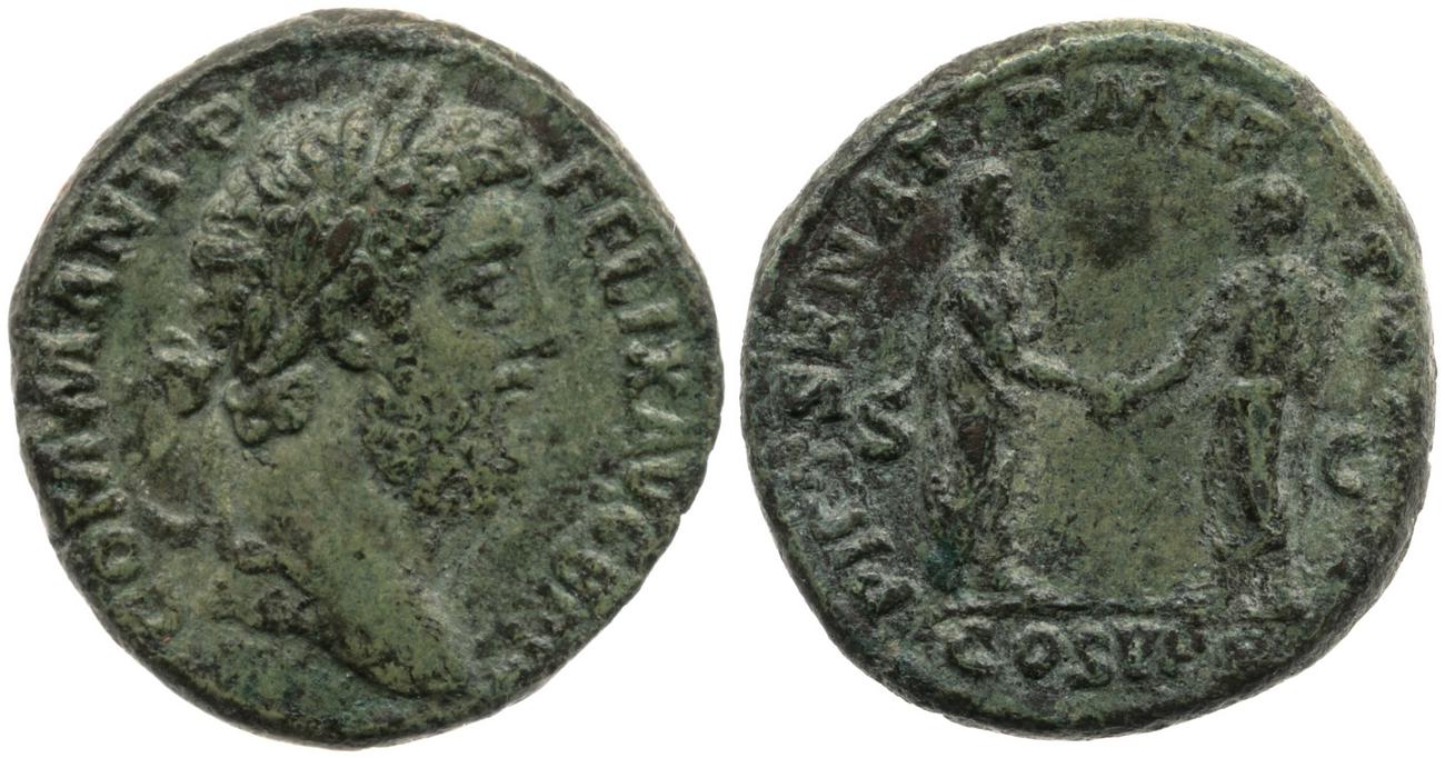 аверс RIC III Commodus 538