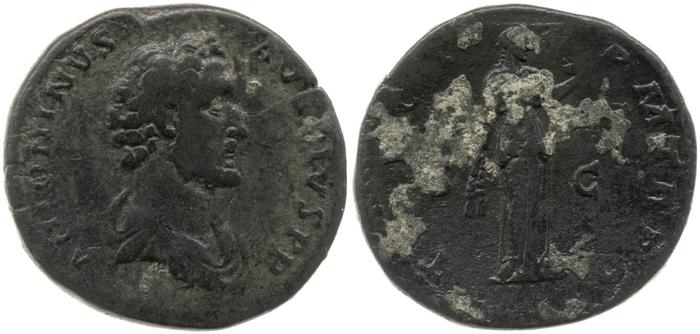 RIC III Antoninus Pius 546, реверс, bm
