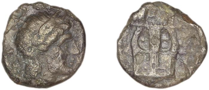 Mytilene Babelon 1910 2243-50, реверс, bm