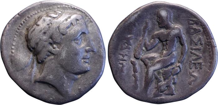 аверс Bactrian and Indo-Greek Coinage Euthydemus I 2.1