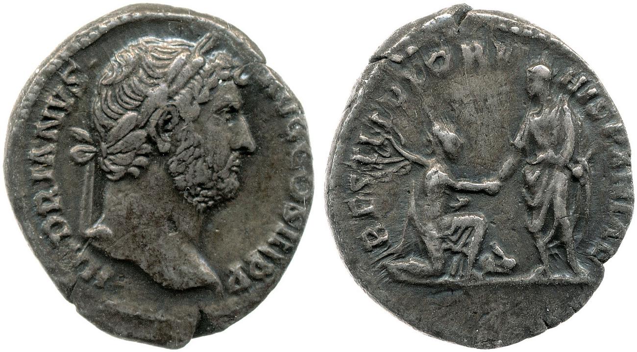 RIC II, Part 3 (second edition) Hadrian 1580, аверс, bm