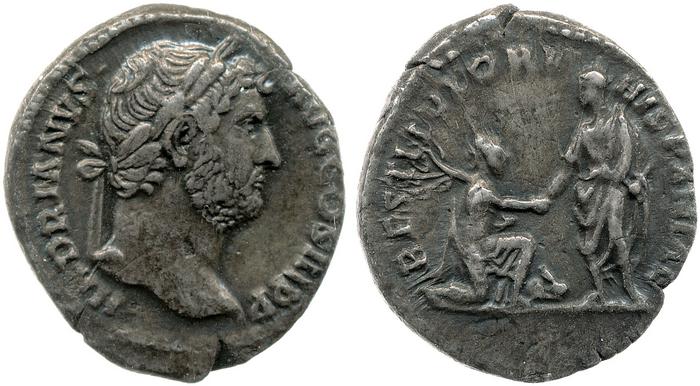 RIC II, Part 3 (second edition) Hadrian 1580, реверс, bm