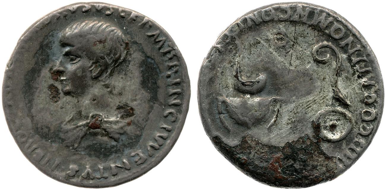 RIC I (second edition) Claudius 77, аверс, bm