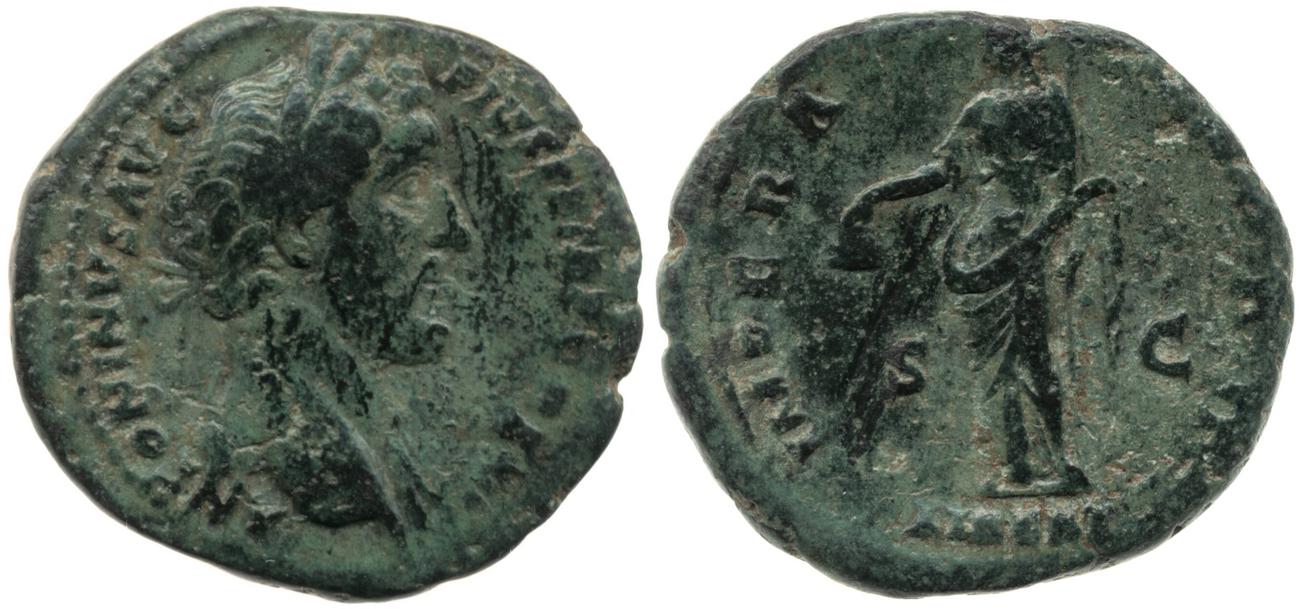 RIC III Antoninus Pius 738, аверс, bm