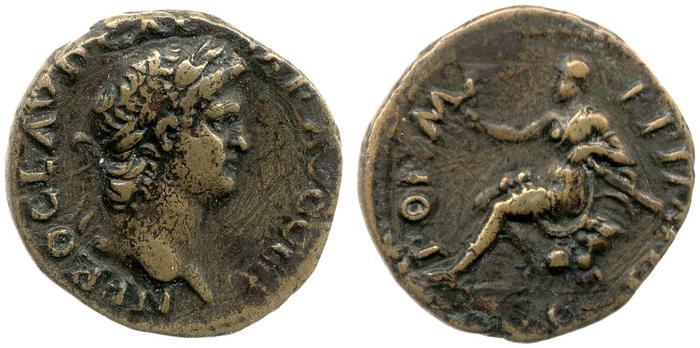 RIC I (second edition) Nero 223, реверс, bm