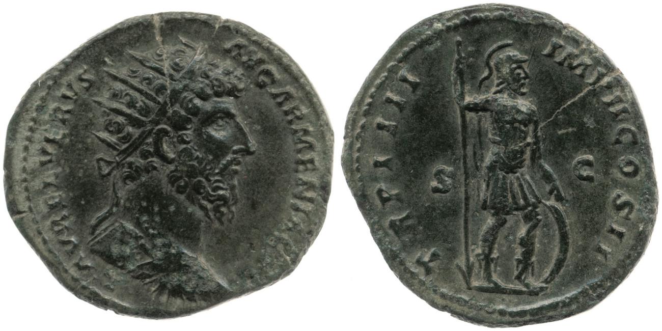 аверс RIC III Marcus Aurelius 1388