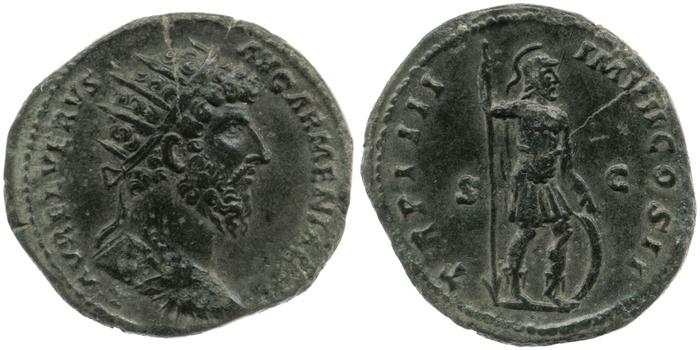 реверс RIC III Marcus Aurelius 1388