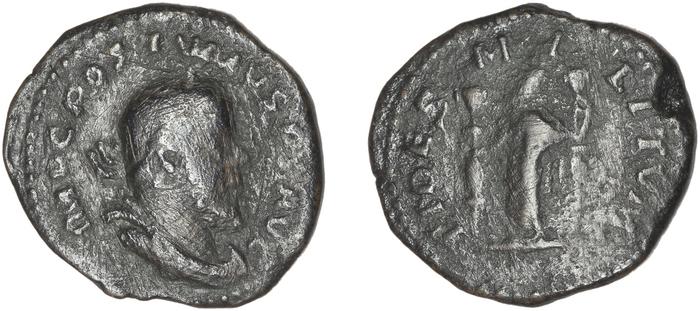RIC V Postumus 124, реверс, bm