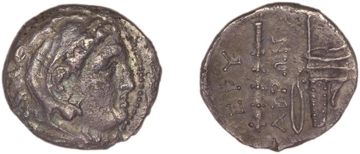 Erythrae Kinns 1980 Period III, AR IV, реверс, bm