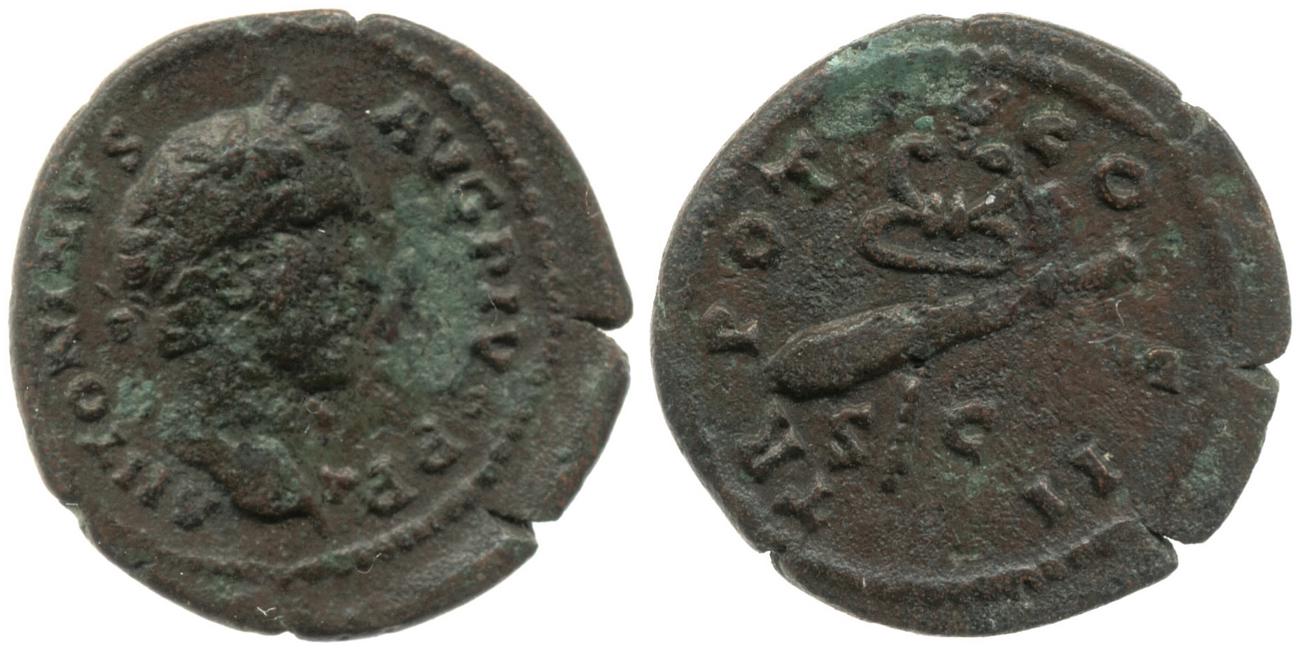 RIC III Antoninus Pius 573, аверс, bm