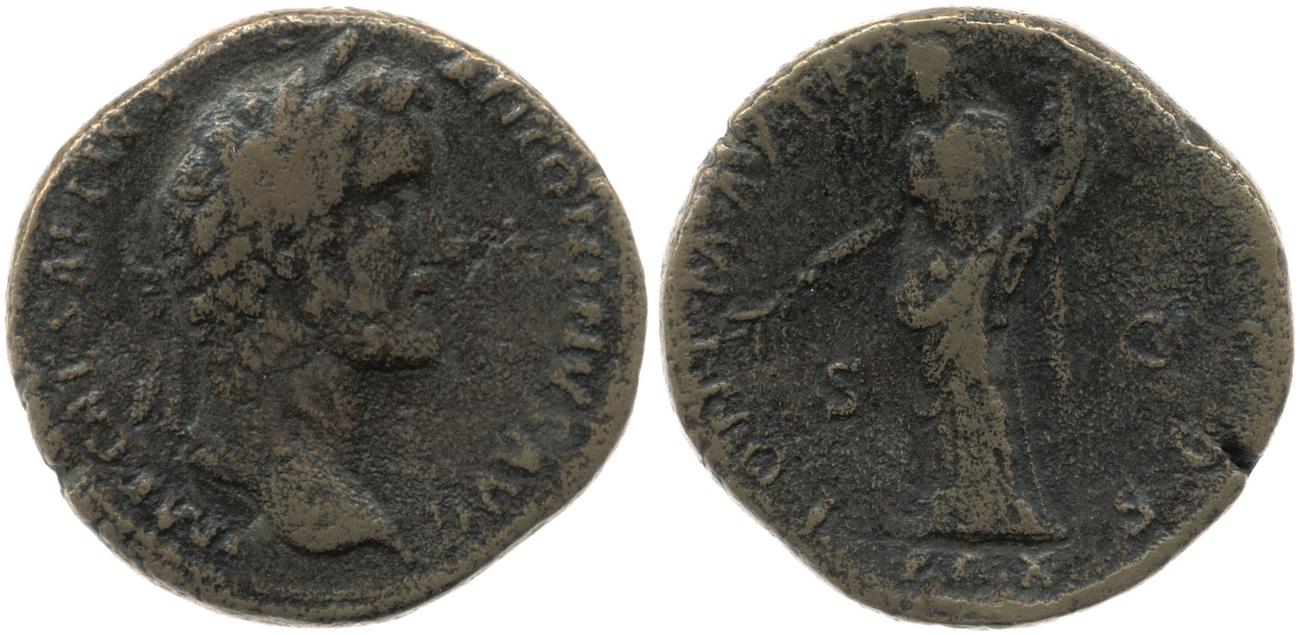 RIC III Antoninus Pius 519A, аверс, bm