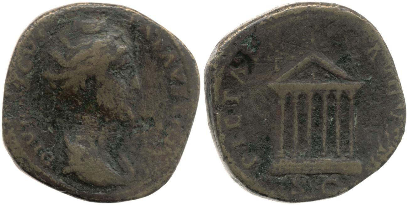 RIC III Antoninus Pius 1148, аверс, bm