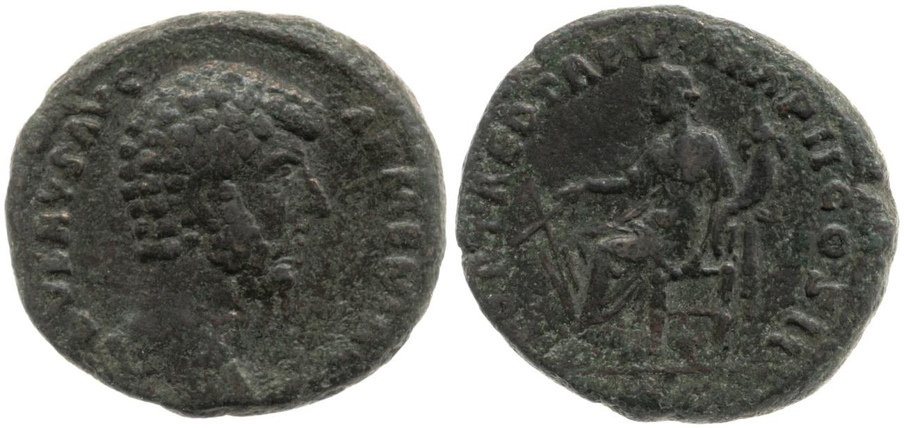 аверс RIC III Marcus Aurelius 1413