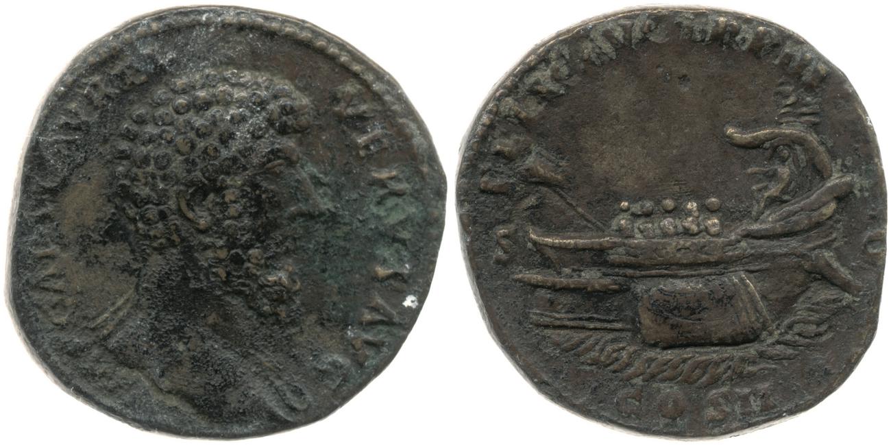аверс RIC III Marcus Aurelius 1326