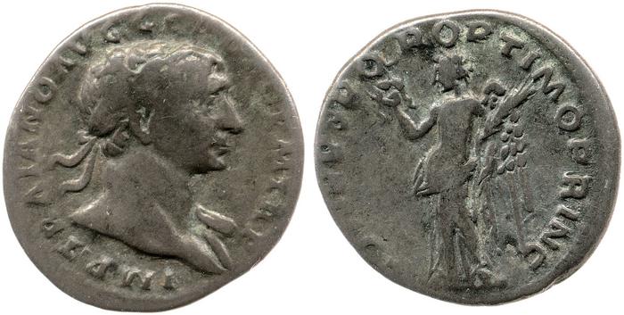 RIC II Trajan 128, реверс, bm