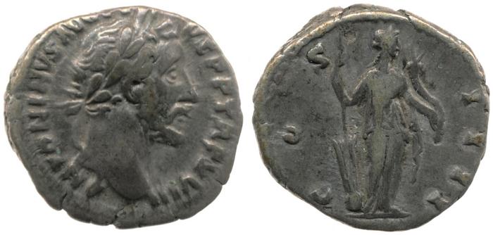 RIC III Antoninus Pius 240, реверс, bm