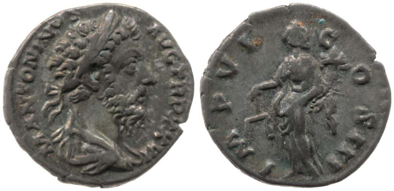 RIC III Marcus Aurelius 253, аверс, bm