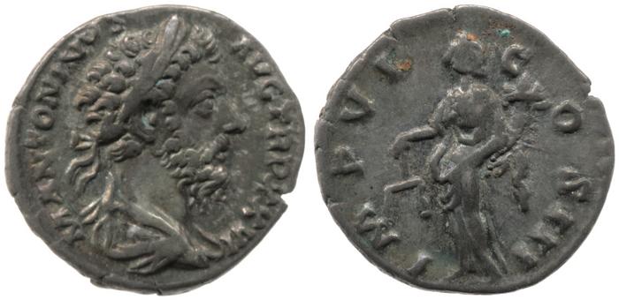 RIC III Marcus Aurelius 253, реверс, bm