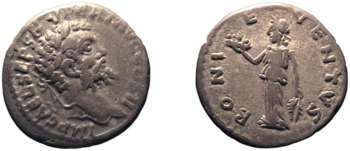 RIC IV Septimius Severus 121, реверс, bm