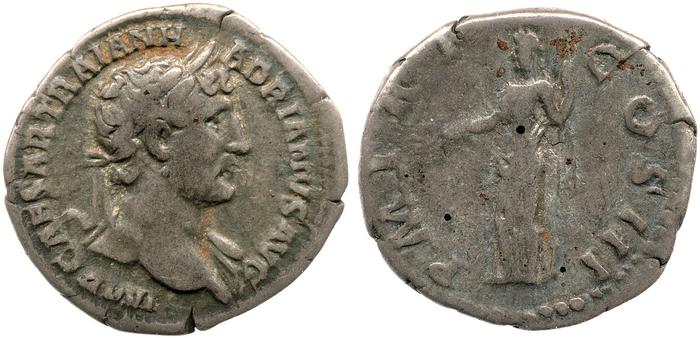 RIC II, Part 3 (second edition) Hadrian 223, реверс, bm
