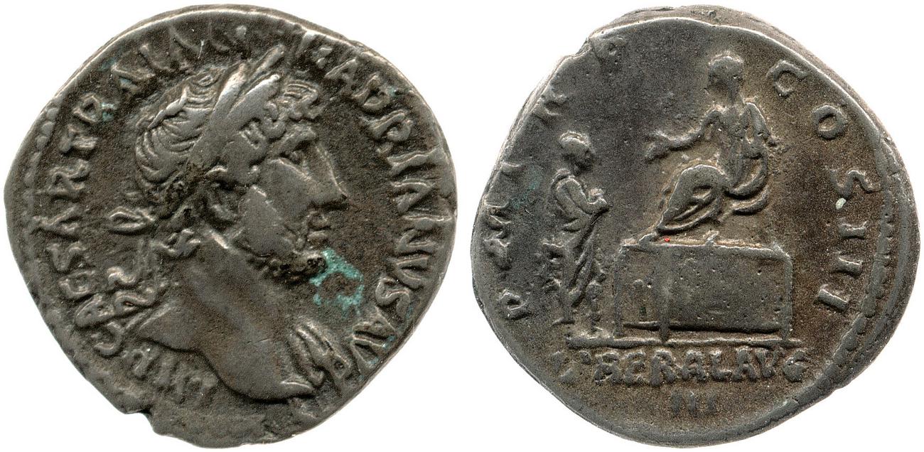 RIC II, Part 3 (second edition) Hadrian 308, аверс, bm