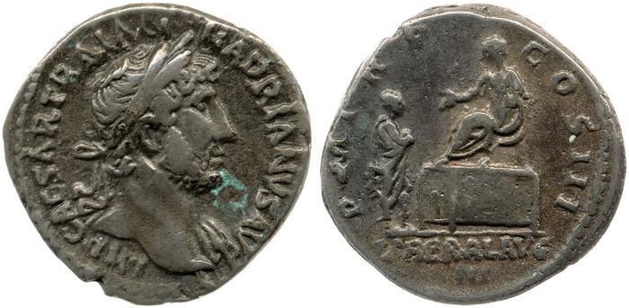 RIC II, Part 3 (second edition) Hadrian 308, реверс, bm