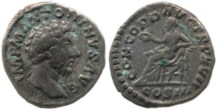 реверс RIC III Marcus Aurelius 59