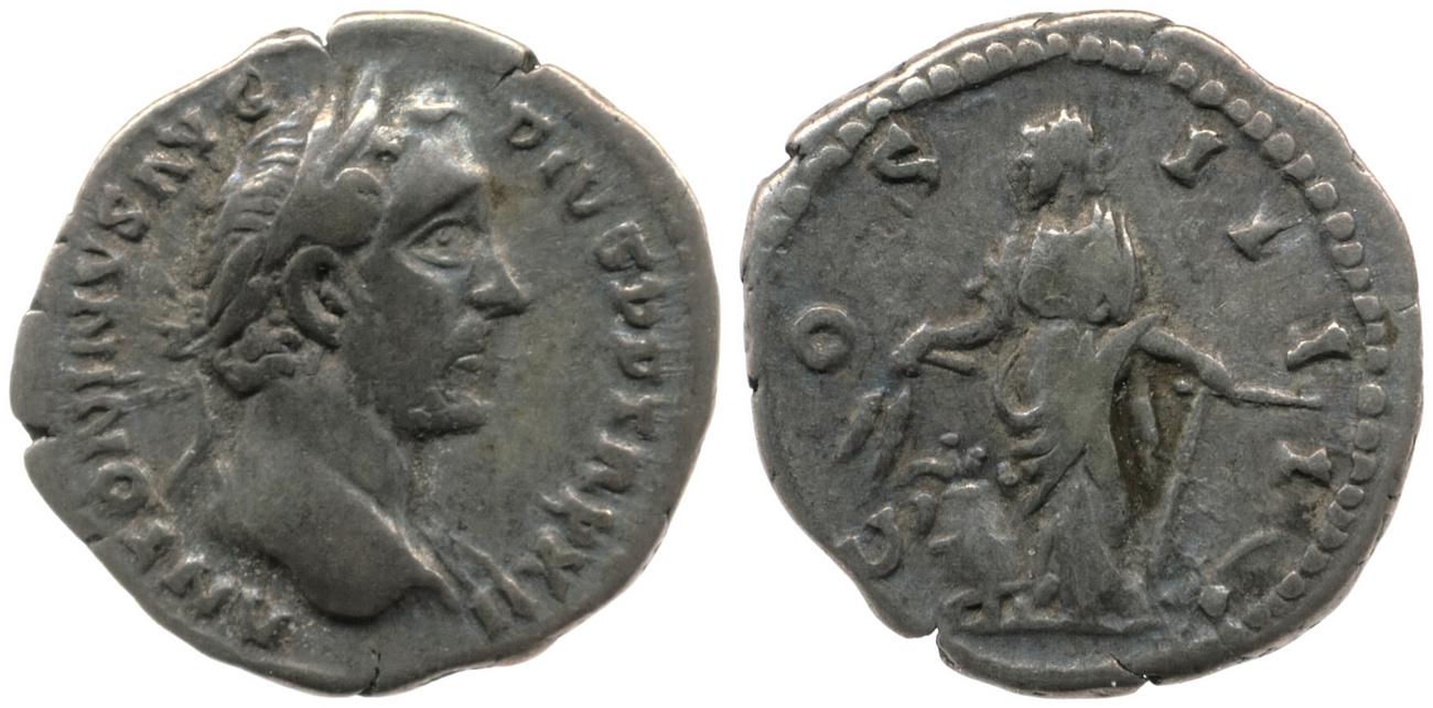 аверс RIC III Antoninus Pius 175