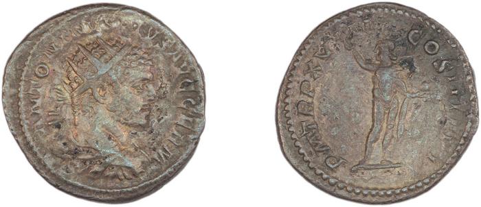 RIC IV Caracalla 264C, реверс, bm