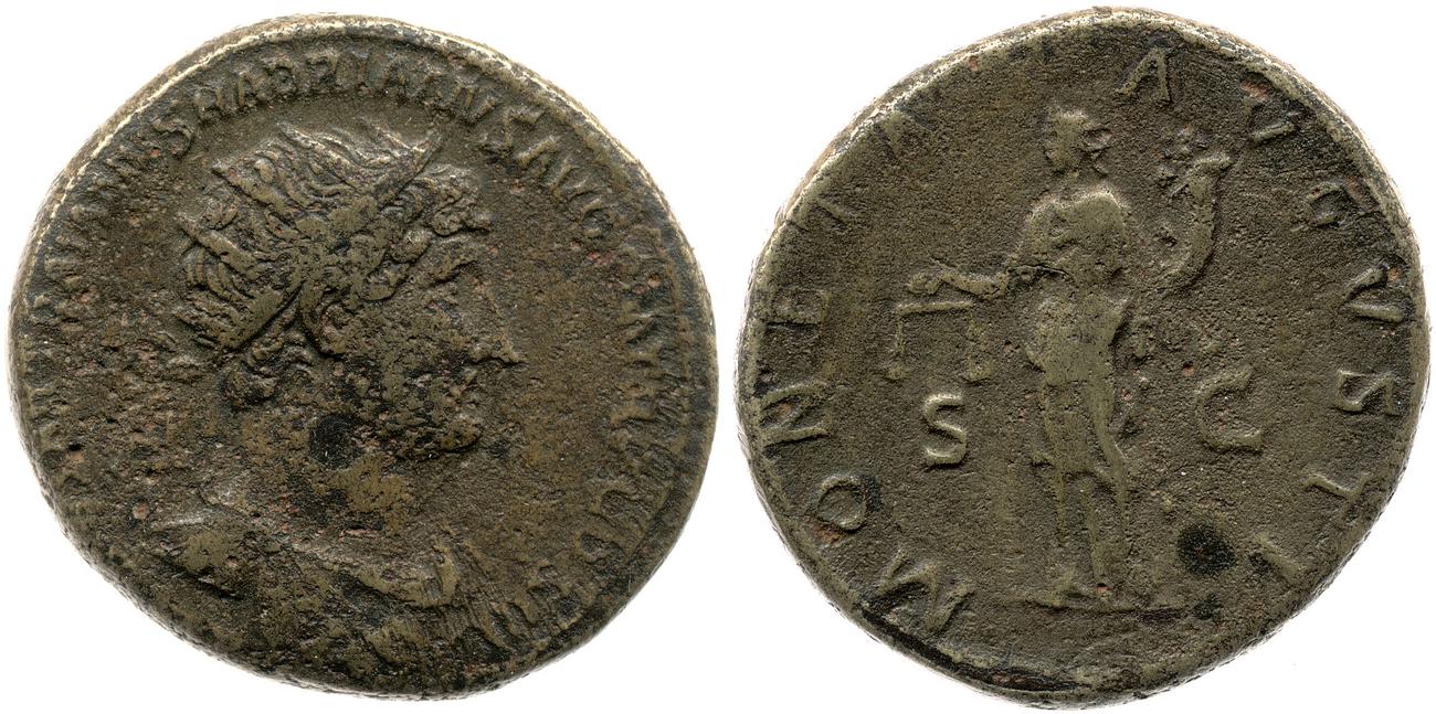 RIC II, Part 3 (second edition) Hadrian 441, аверс, bm