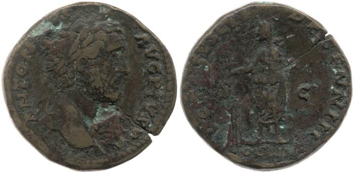 RIC III Antoninus Pius 793, реверс, bm