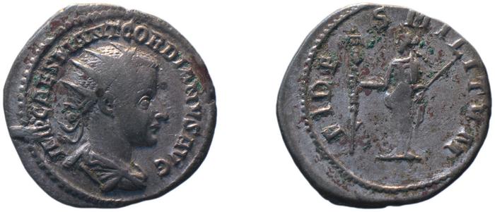 RIC IV Gordian III 183A, реверс, bm