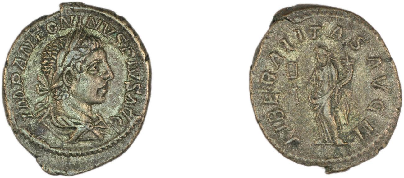 RIC IV Elagabalus 100, аверс, bm