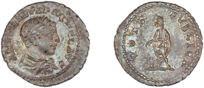 RIC IV Elagabalus 202, реверс, bm