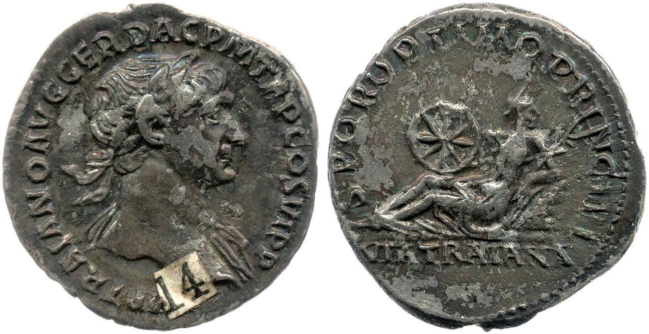 RIC II Trajan 266, аверс, bm