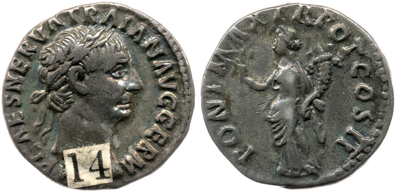 RIC II Trajan 17, аверс, bm
