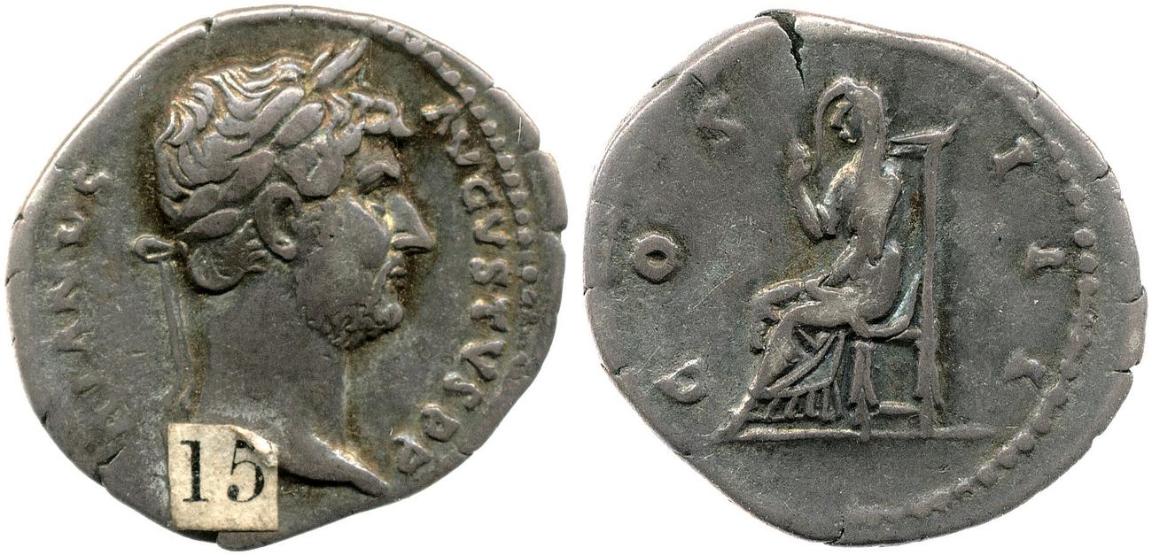 RIC II, Part 3 (second edition) Hadrian 914, аверс, bm