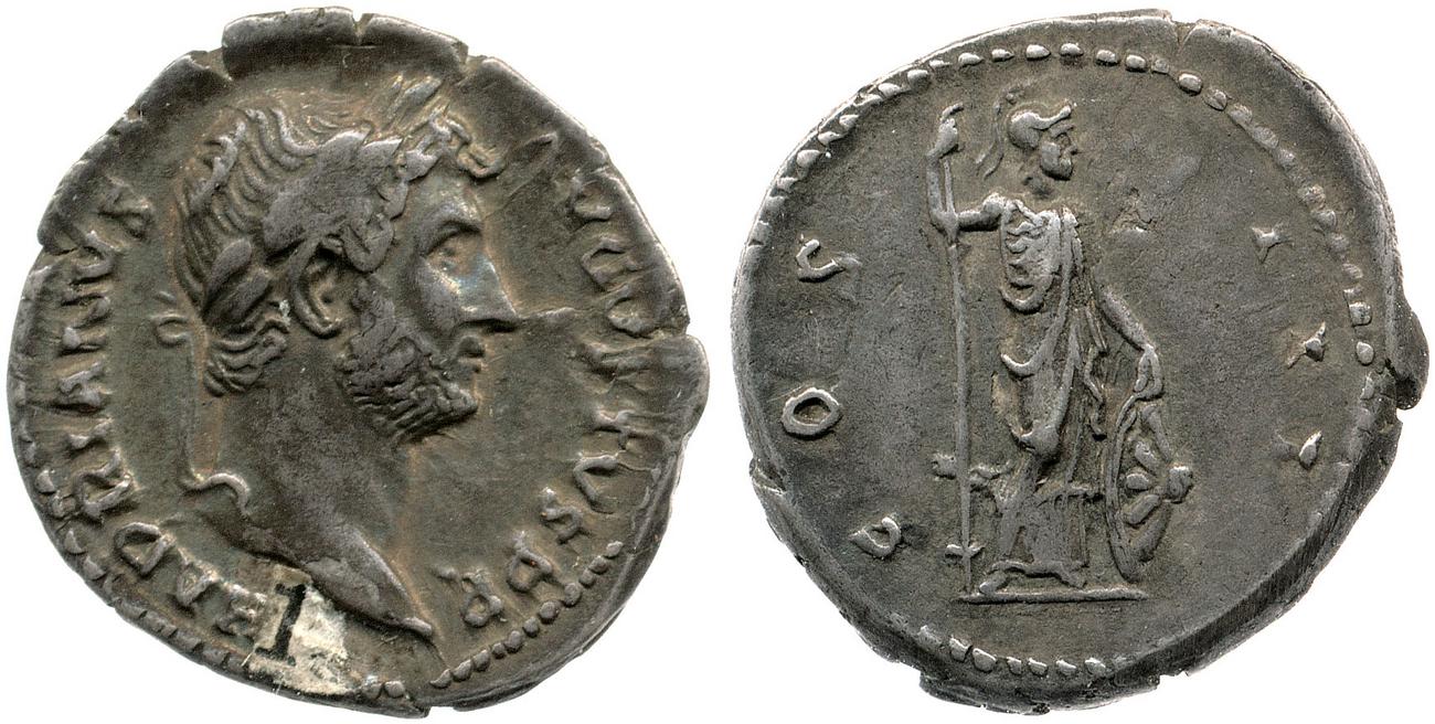 RIC II, Part 3 (second edition) Hadrian 943, аверс, bm