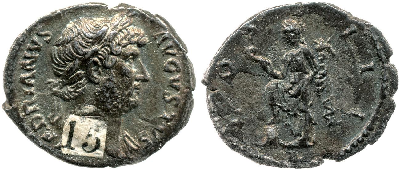 RIC II, Part 3 (second edition) Hadrian 845, аверс, bm